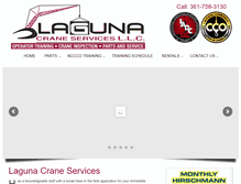 Tablet Screenshot of lagunacraneservice.com